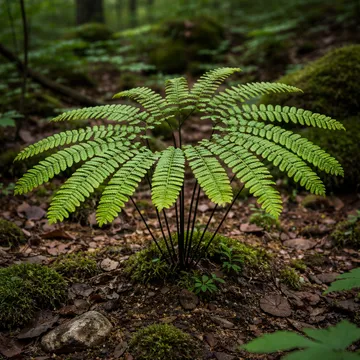 Northern maidenhair fern