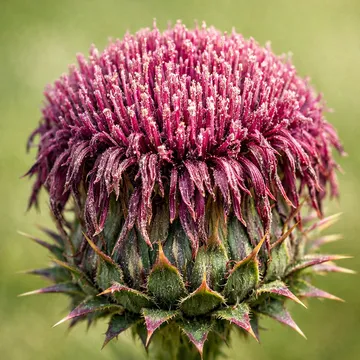 Wilted thistle