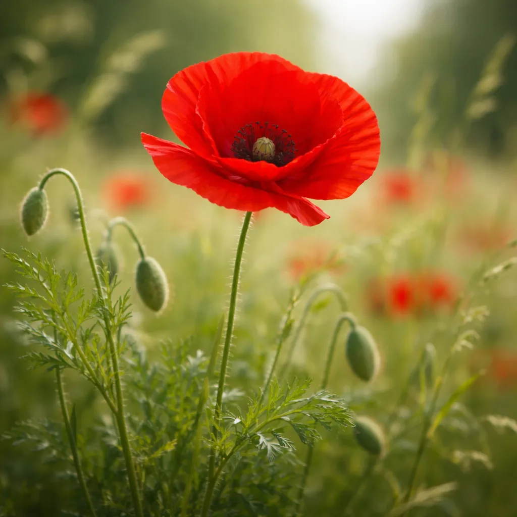 빨강양귀비, 개양귀비