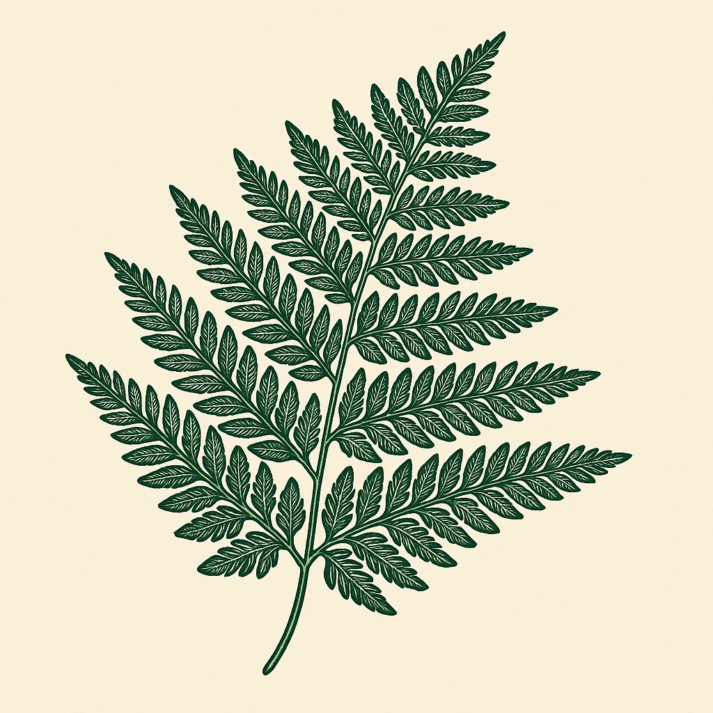 양치식물 일러스트 1