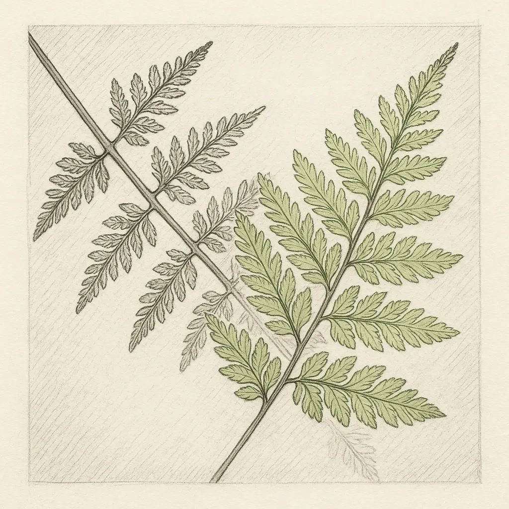 양치식물 일러스트 2