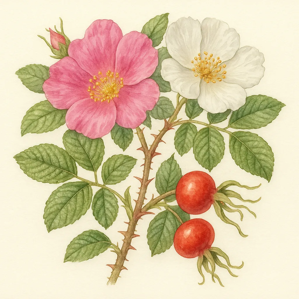 해당화 일러스트 2