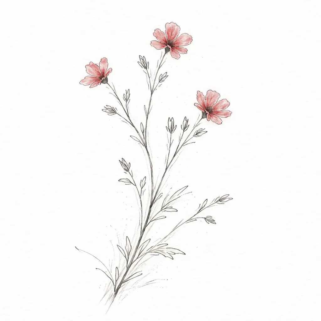 야생화 일러스트 4